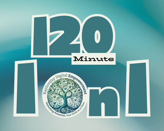 120 Minute  1 on 1 Digital  Coaching