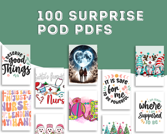 100 Random POD PDF Images