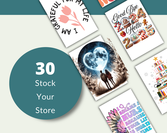 Stock My Store with 30 New Products!